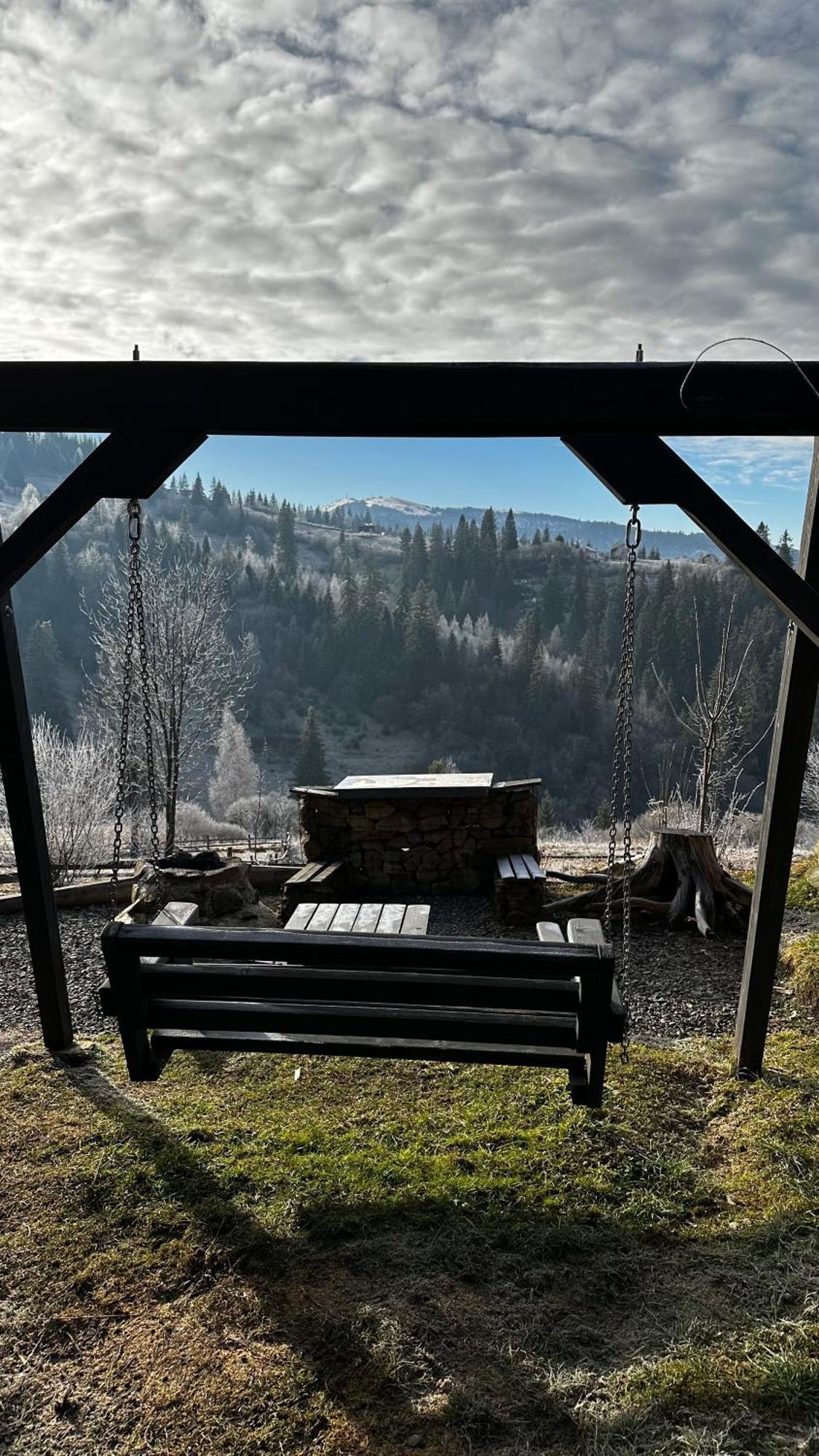 Карпатське Hygge Котедж Для Двох З Чаном-Джакузі У Горах Slavske Luaran gambar